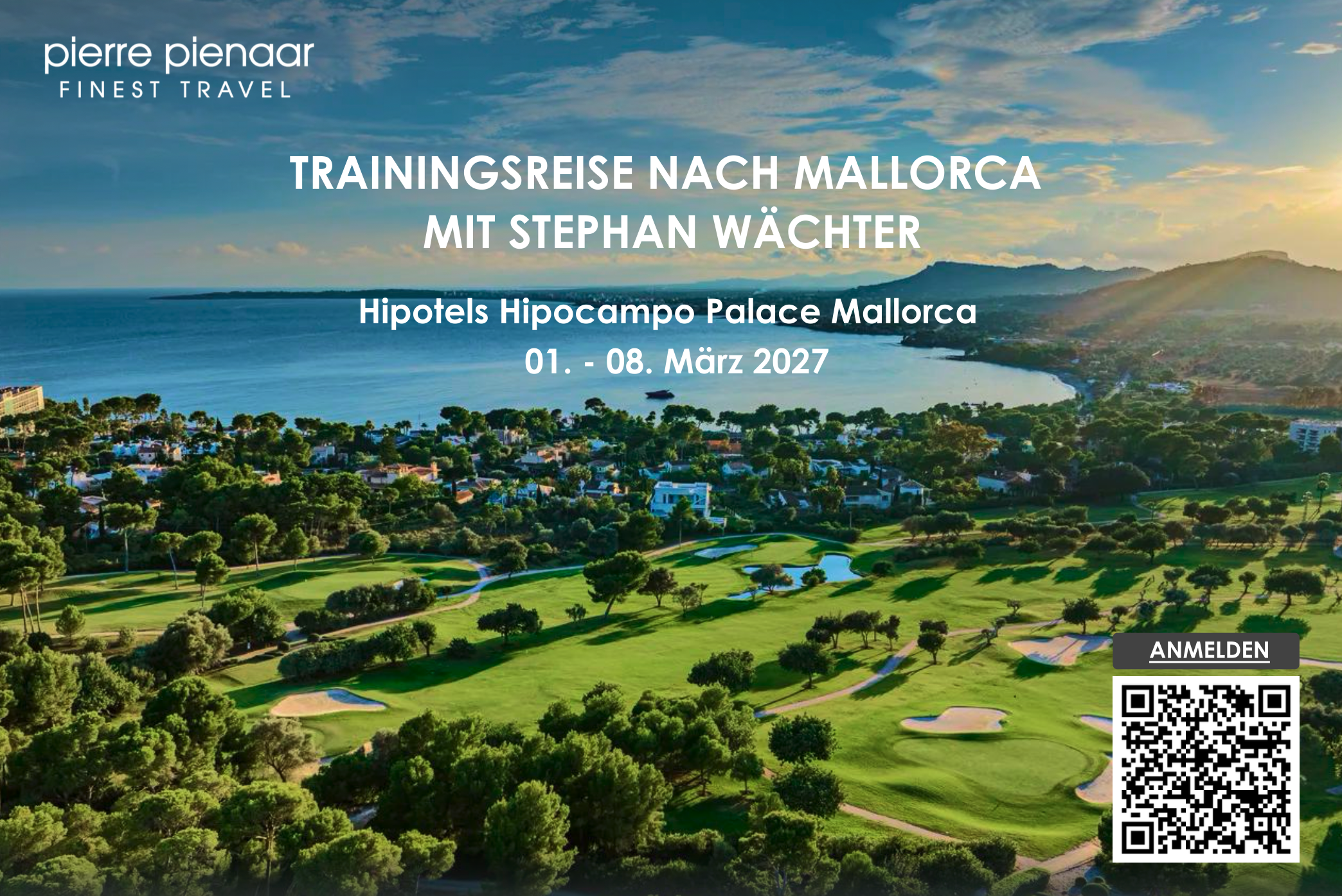 Golfreise Hipocambus Mallorca, 01.03. bis 08.03.2027 Golfreise Hipocambus Mallorca, 01.03. bis 08.03.2027